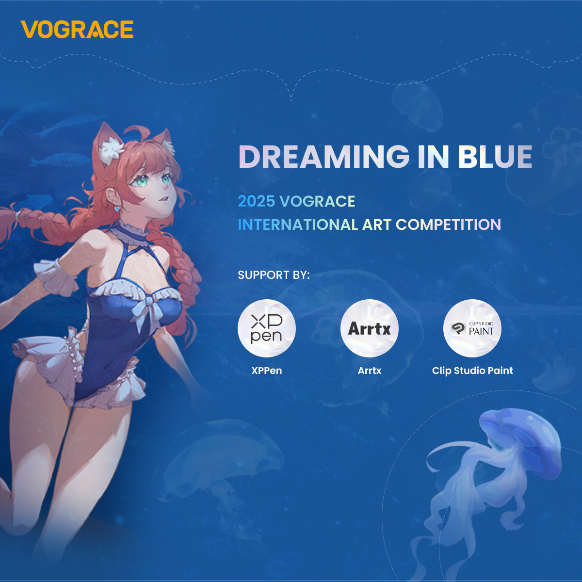 Vograce × Clip Studio Paint: ¡Donde la creatividad se encuentra con la posibilidad!