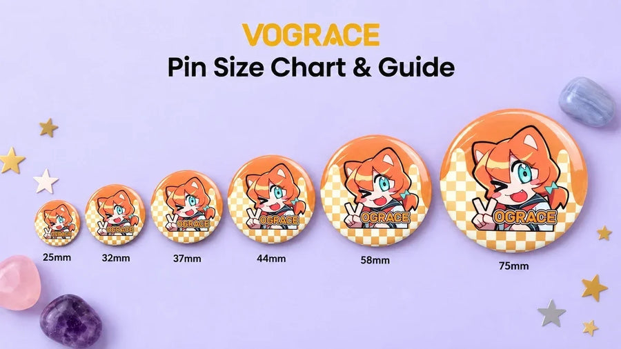 Pin Size Chart & Guide