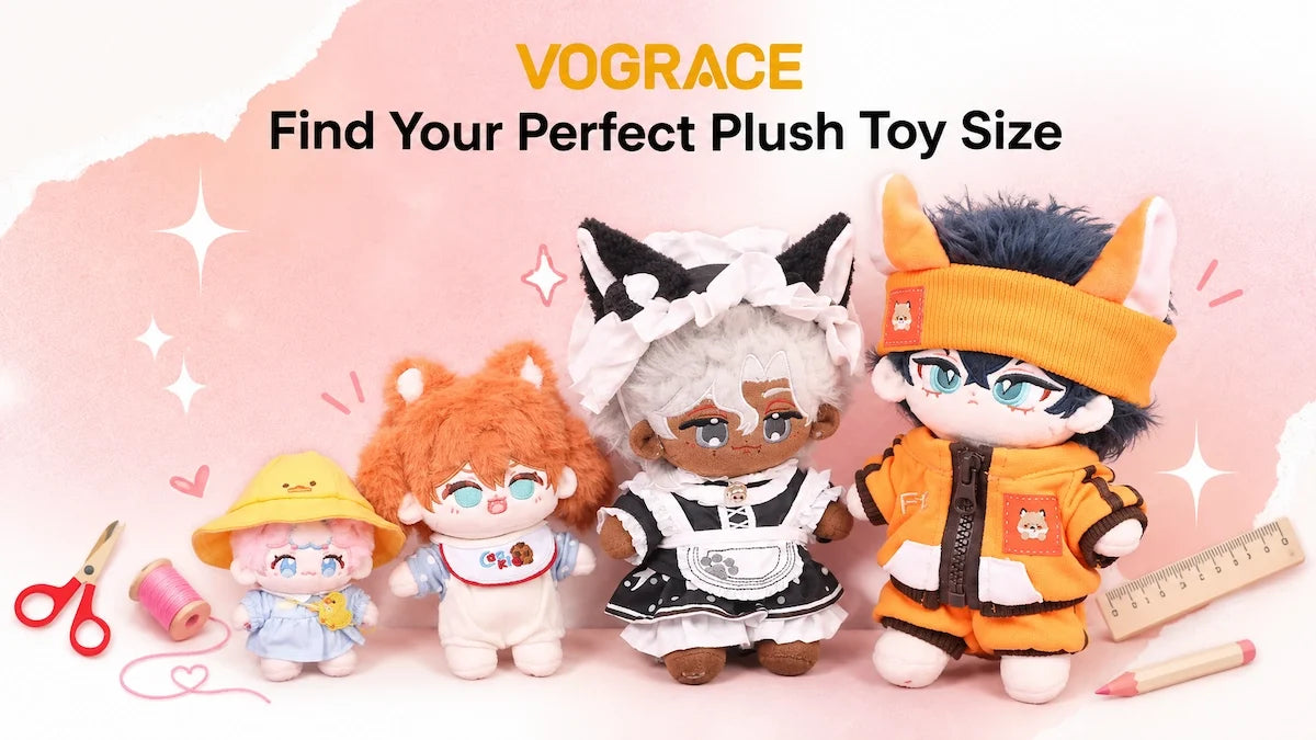 Plush Size Guide: From Mini to Jumbo, Size Chart & Tips