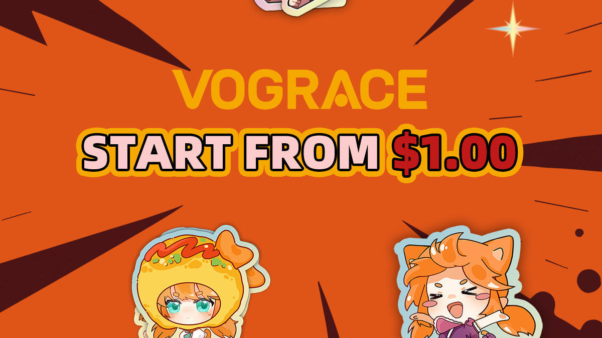 Custom Holographic Stickers - VOGRACE