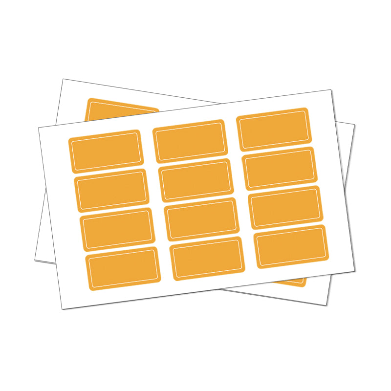 Custom Rounded Corner Sheet Labels - VOGRACE