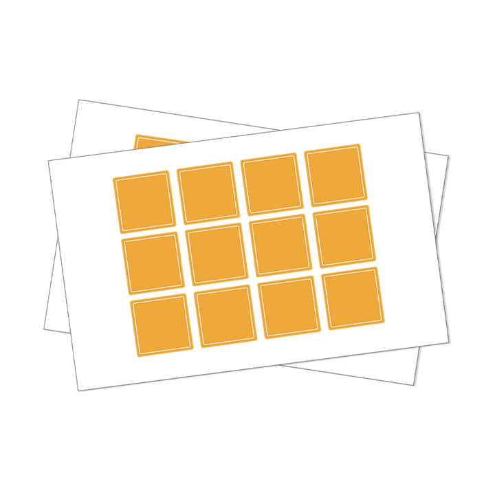 Custom Square Sheet Labels - VOGRACE