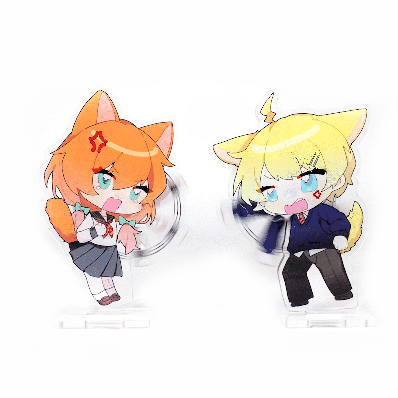 Custom Acrylic Spinning Standees - VOGRACE