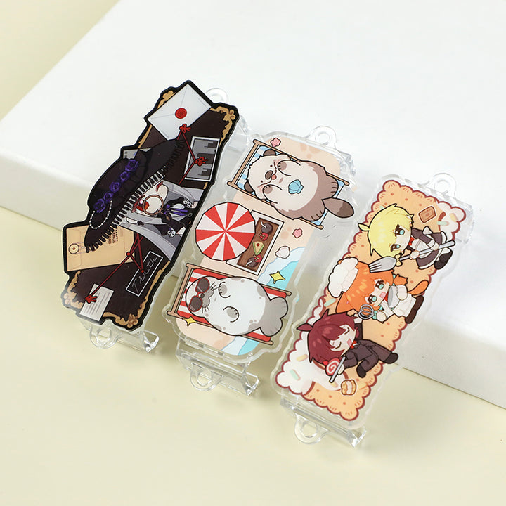 Lanières de téléphone personnalisées en acrylique avec cordon