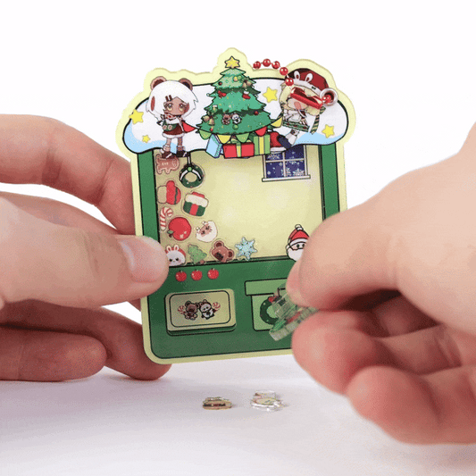 CustomAcrylicMagneticGashaponMachineShakerKeychains800001 - VOGRACE