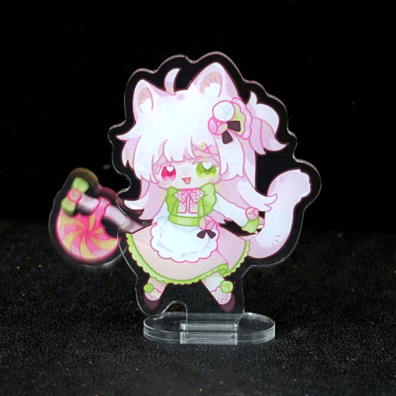 Custom Acrylic Wiggly Standees - VOGRACE