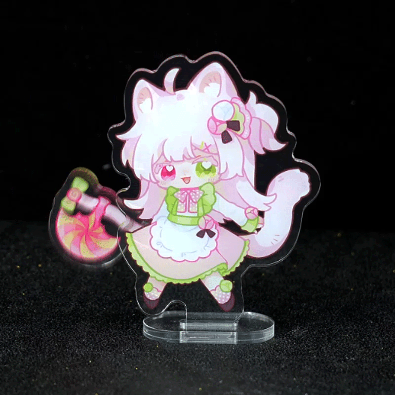 Custom Acrylic Wiggly Standees - VOGRACE