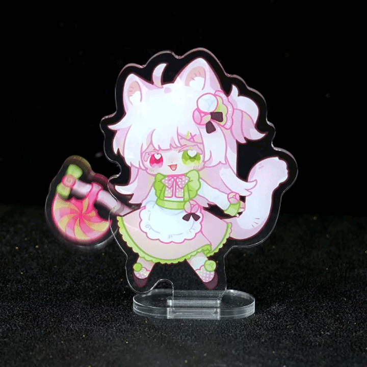 Custom Acrylic Wiggly Standees - VOGRACE
