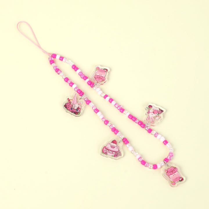 Custom Beaded Acrylic Phone Charms