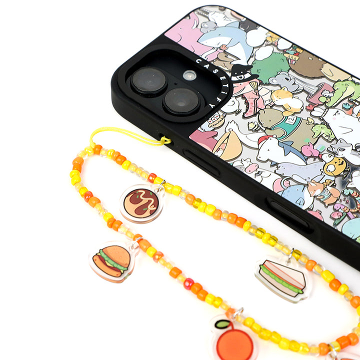 Custom Beaded Acrylic Phone Charms