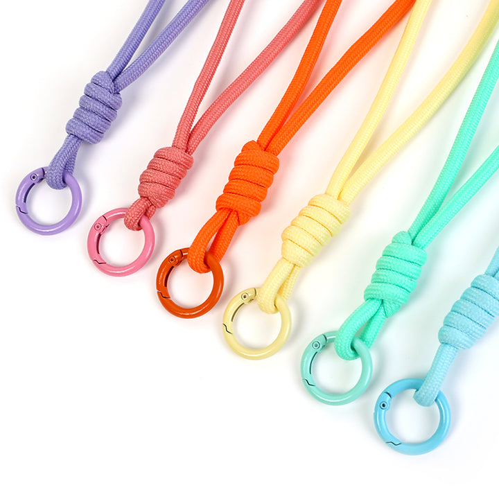 Custom Braided Lanyard Keychain With Rope