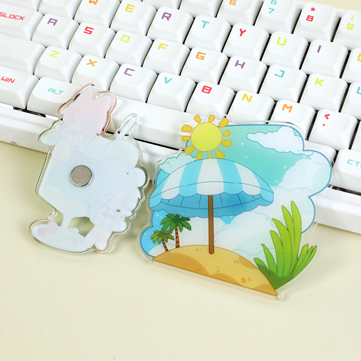 Custom Clear Acrylic Fridge Magnets