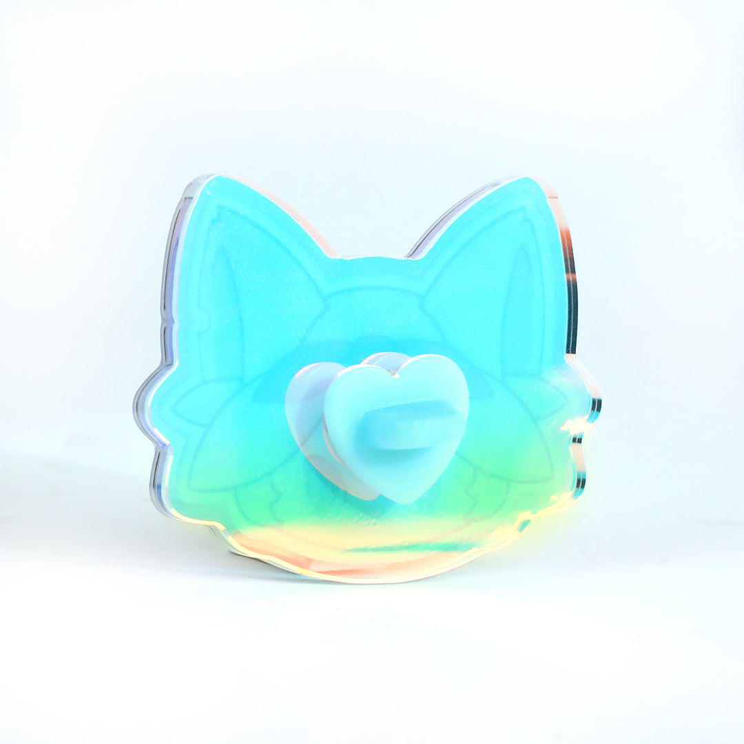 Custom Cold Foil Stamping Holographic Rainbow Acrylic Pins - VOGRACE