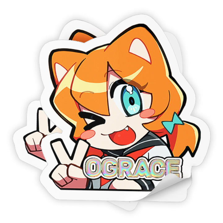 Individuelle Kaltfolienprägungsaufkleber mit Reliefdruck