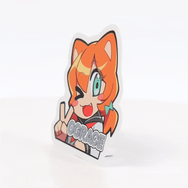 Individuelle Kaltfolienprägungsaufkleber mit Reliefdruck