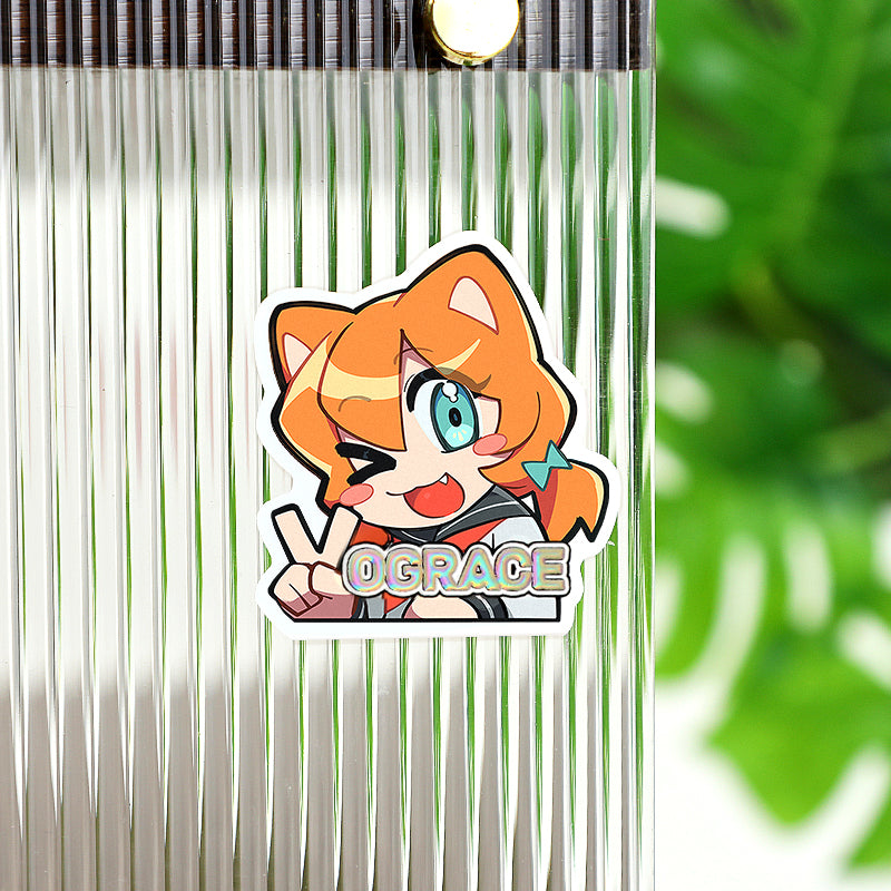 Individuelle Kaltfolienprägungsaufkleber mit Reliefdruck