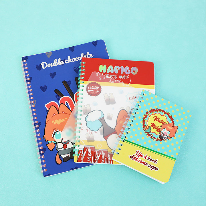 Custom Cold Foil Stamping Soft Ring Notebooks - VOGRACE