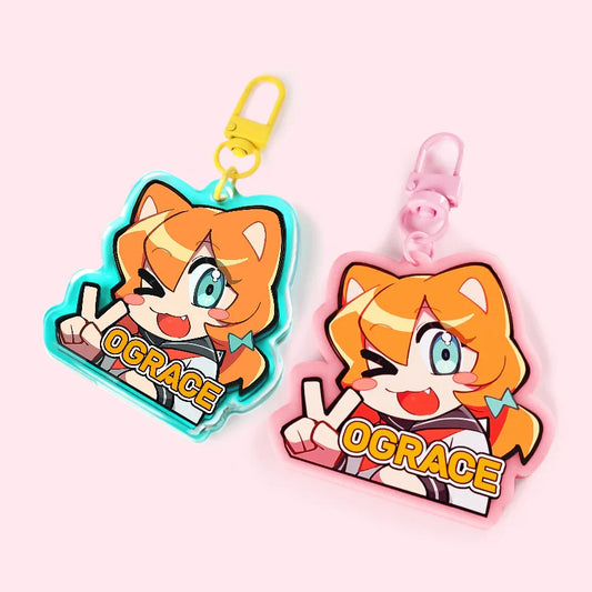 CustomColoredAcrylicKeychains2512292 - VOGRACE