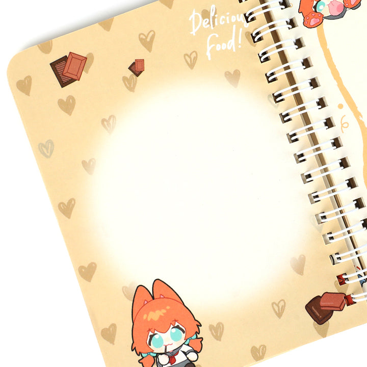 Cahiers spirales personnalisés aux pages colorées en papier coloré