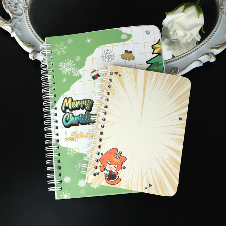 Cahiers spirales personnalisés aux pages colorées en papier coloré