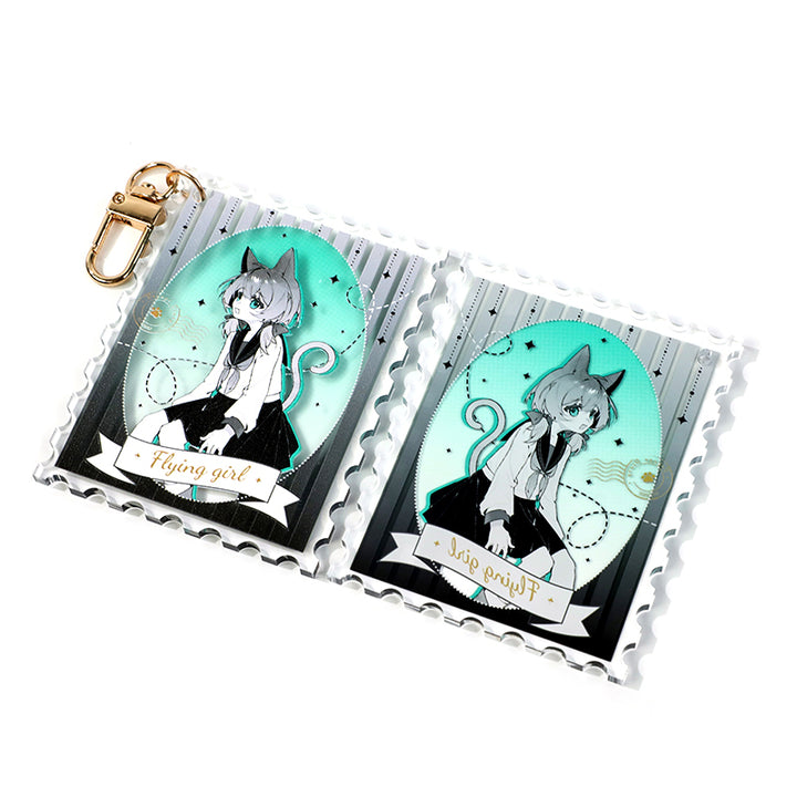 Custom Embossed Acrylic Keychain