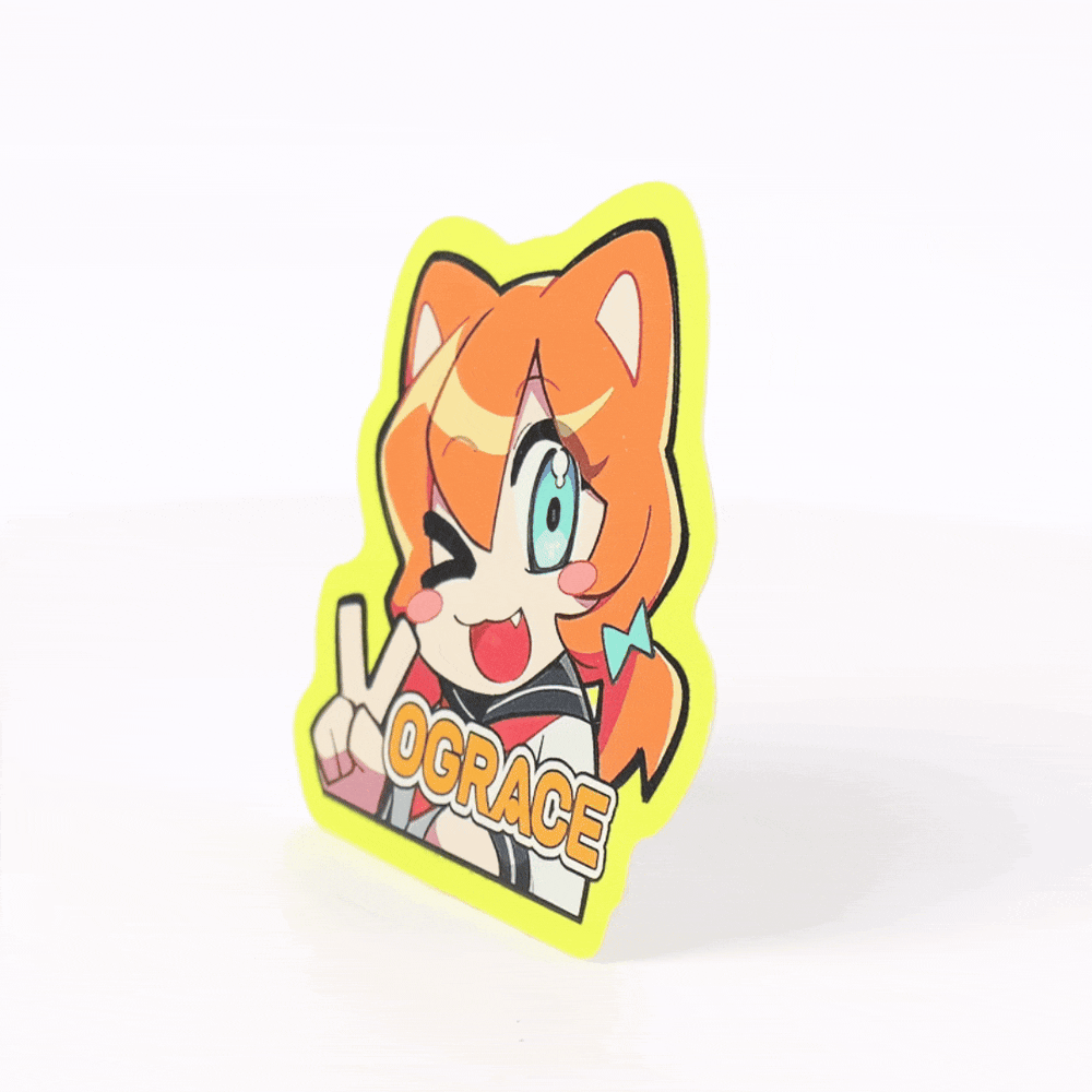 Custom Fluorescent Stickers