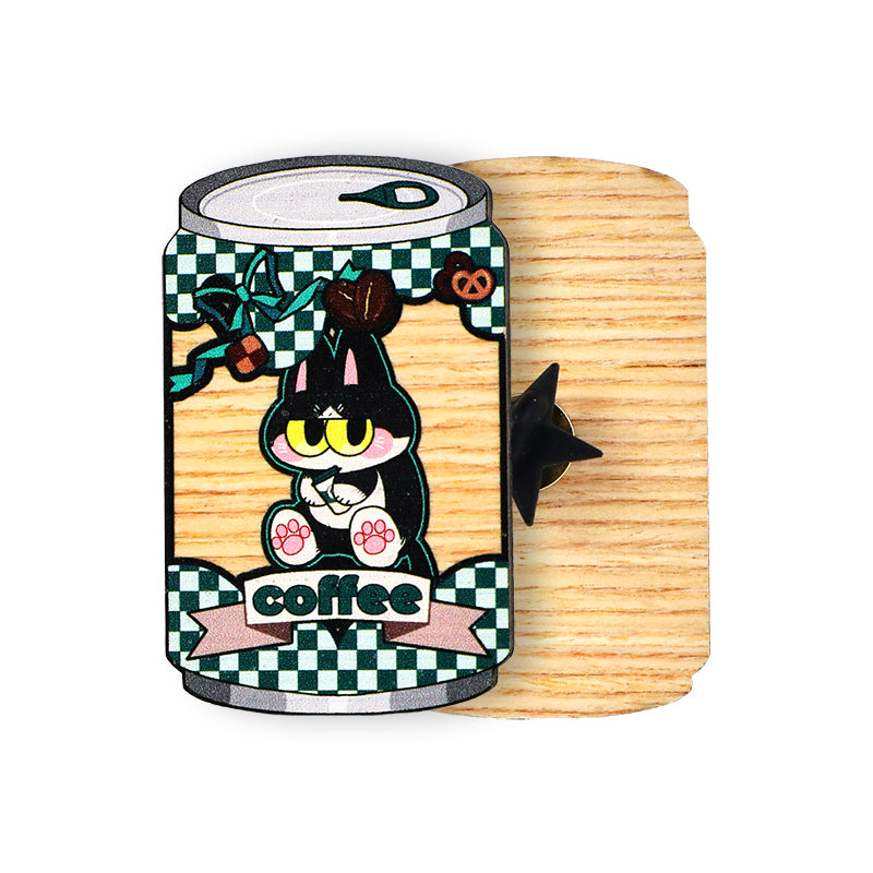 Custom Full Bleed Synthetic Wooden Pins - VOGRACE