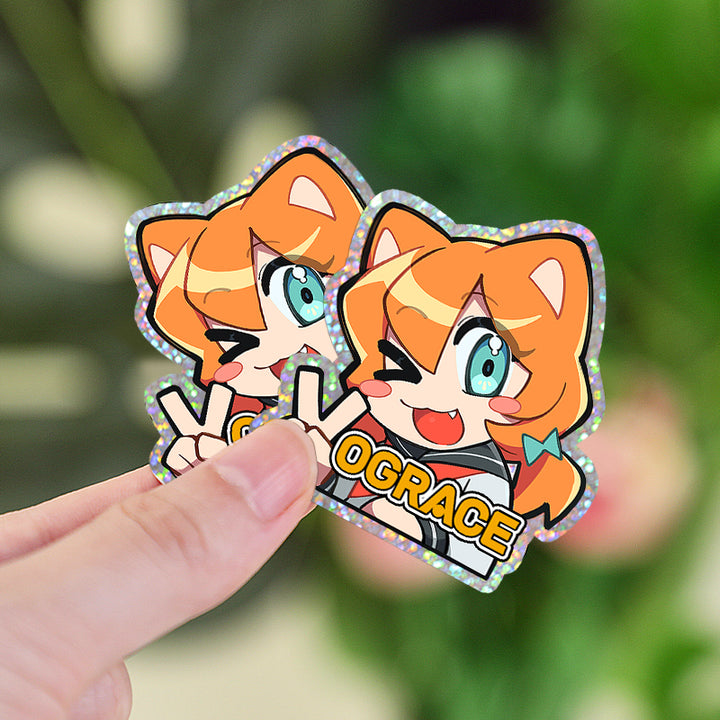 Custom Glitter Stickers