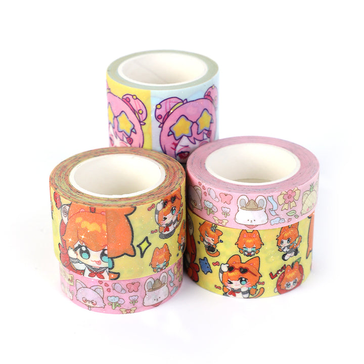 Custom Glitter Washi Tape Printing