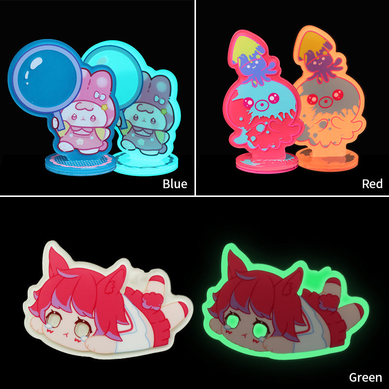 Custom Glow In The Dark Acrylic Standees - VOGRACE