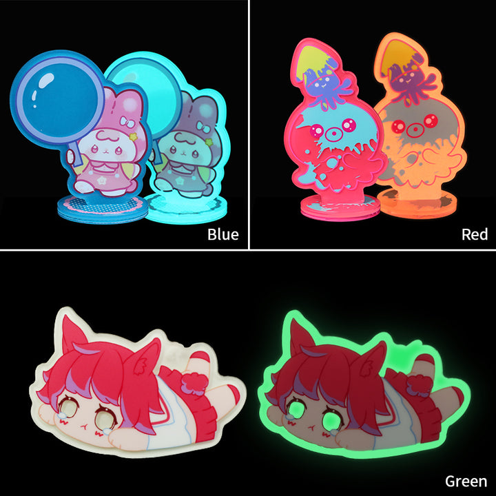 Custom Glow In The Dark Acrylic Standees - VOGRACE