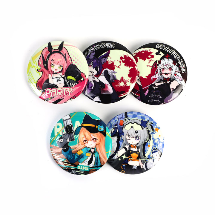 Custom Glow In The Dark Round Button Pins - VOGRACE