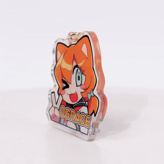 ホログラムアクリルキーホルダー