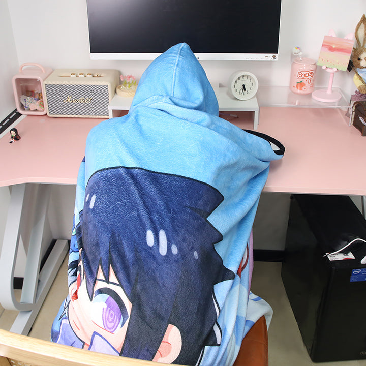 Custom Hooded Blankets With Pictures - VOGRACE