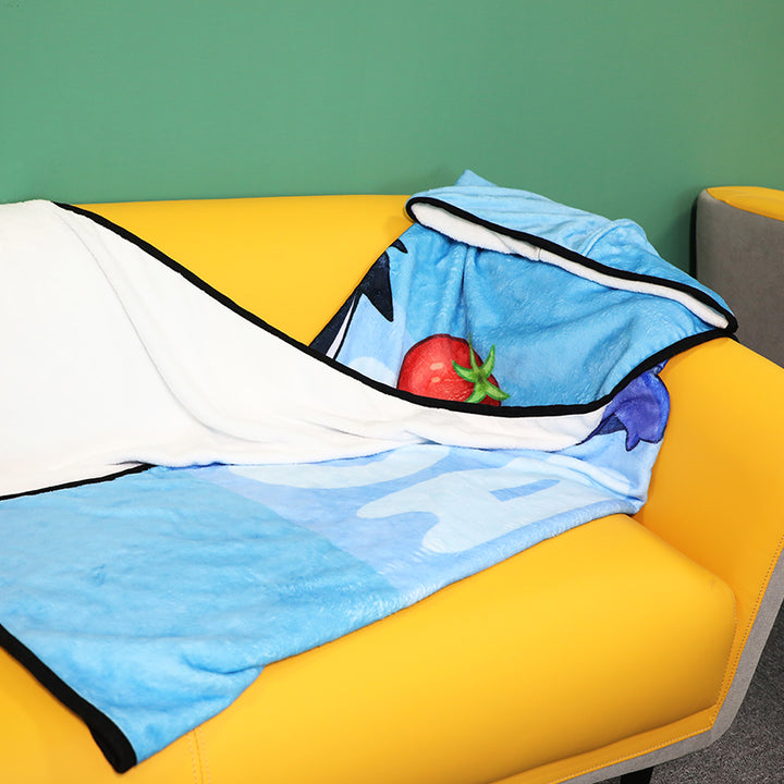 Custom Hooded Blankets With Pictures - VOGRACE