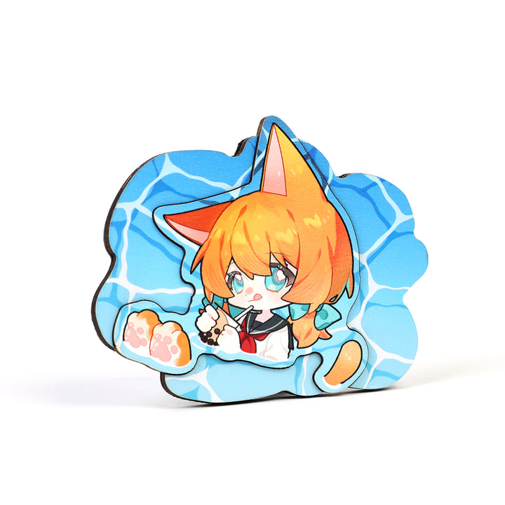 Ímãs de geladeira de madeira multicamadas personalizados