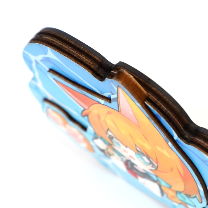 Ímãs de geladeira de madeira multicamadas personalizados