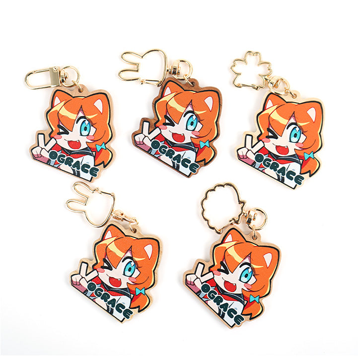 Custom Natural Wooden Keychains - VOGRACE