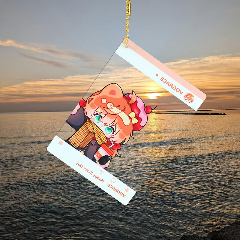 Custom PVC Transparent Cards Clear Business Card Charms - VOGRACE