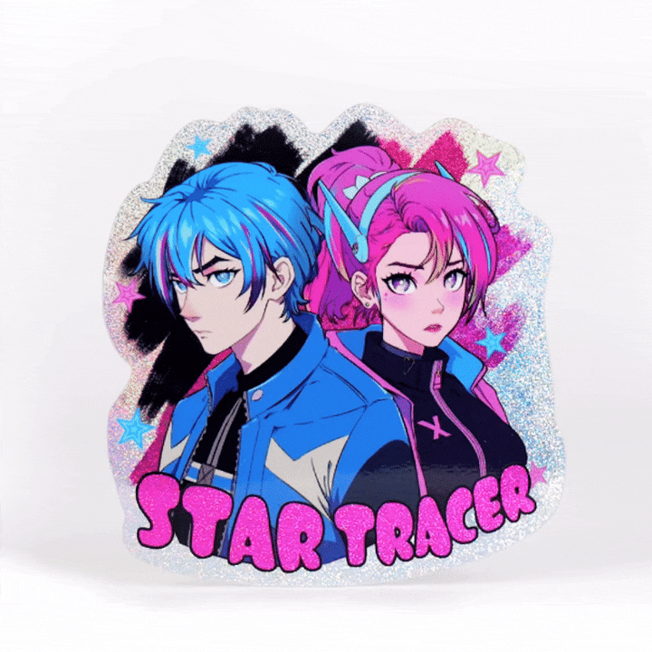 Adesivos de Pó de Fada Personalizados