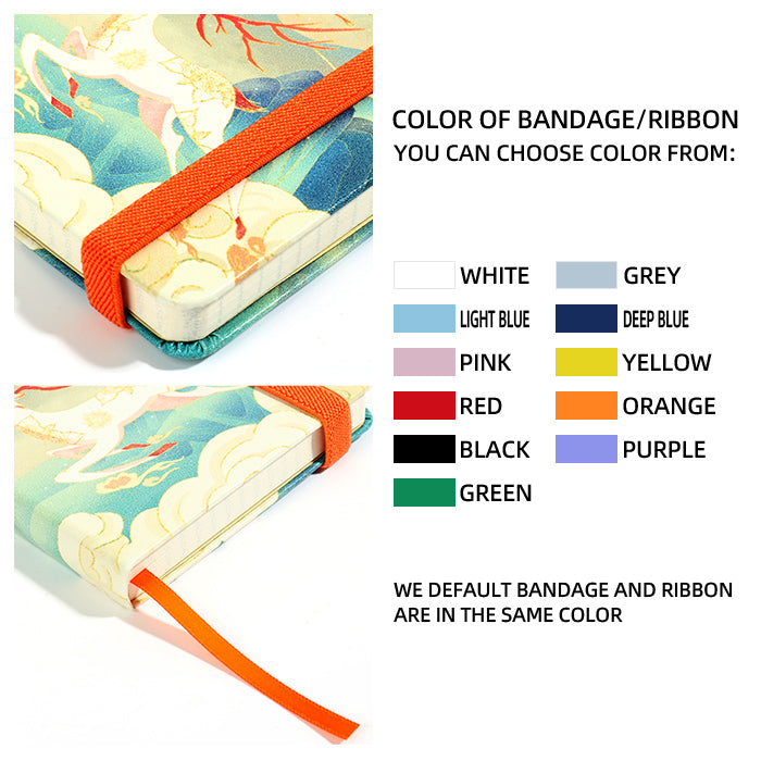 Custom Printed Leatherette Paper Notebooks - VOGRACE