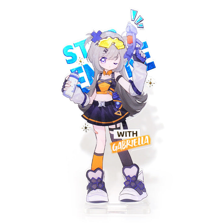 Custom Raised Foil Printing Cold Foil Stamping Acrylic Standees - VOGRACE