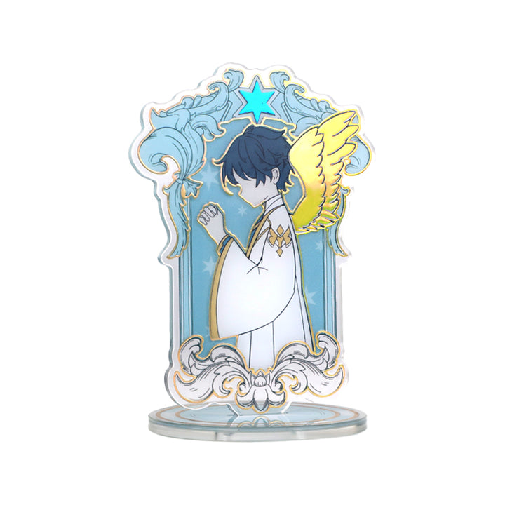 Custom Raised Foil Printing Cold Foil Stamping Acrylic Standees