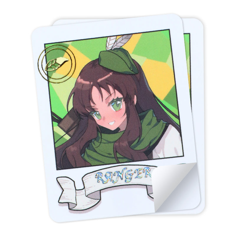 Custom Cold Foil Stamping Raised Foil Printing Stickers - VOGRACE