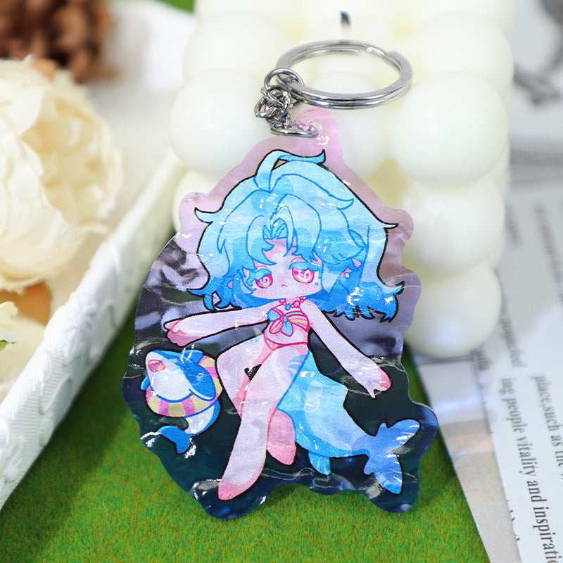 Custom Ripple Acrylic Keychains - VOGRACE