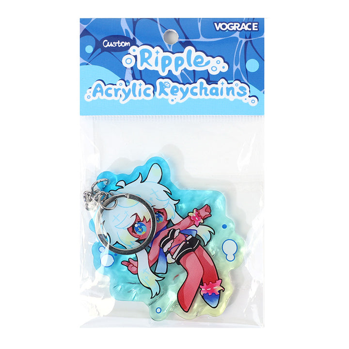 Custom Ripple Acrylic Keychains - VOGRACE
