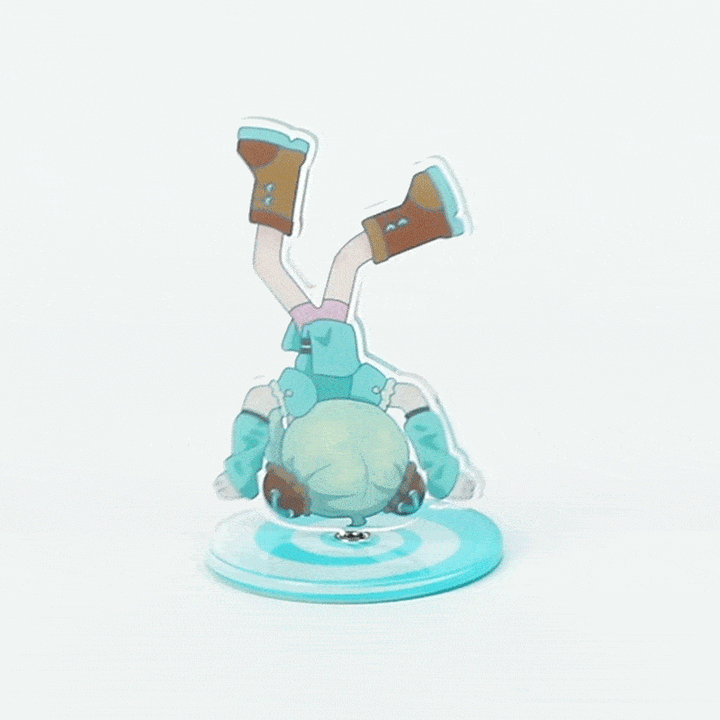 Custom Rotating Acrylic Standees - VOGRACE