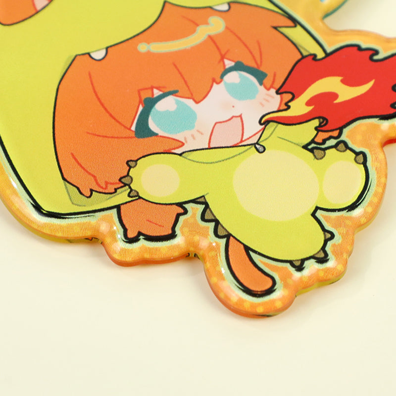 Custom Rounding Clear Acrylic Keychains