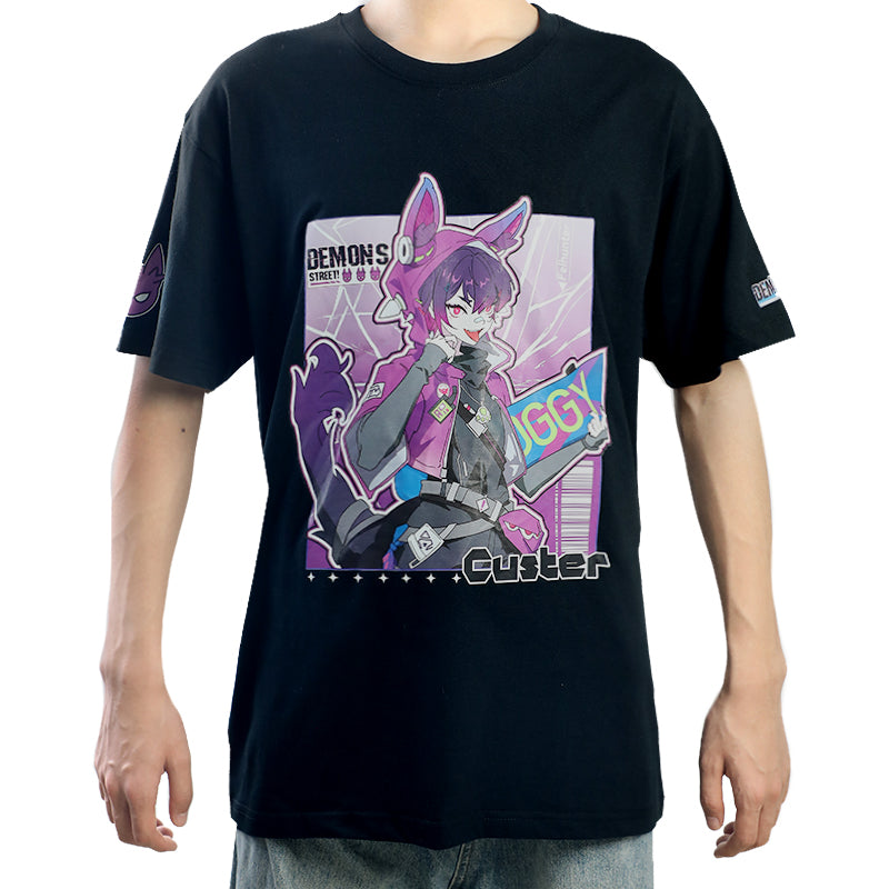 Custom T Shirts Printing Customized Printed Cotton Crew Neck T-Shirts - VOGRACE