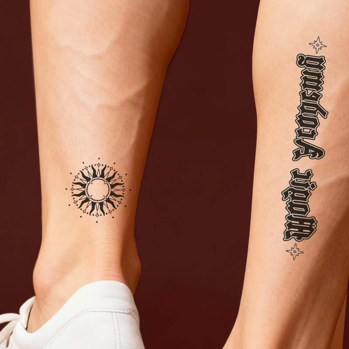 Custom Temporary Tattoo Sticker Sheets